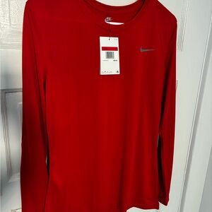 Nike Dri-FIT Red Performance Shirt